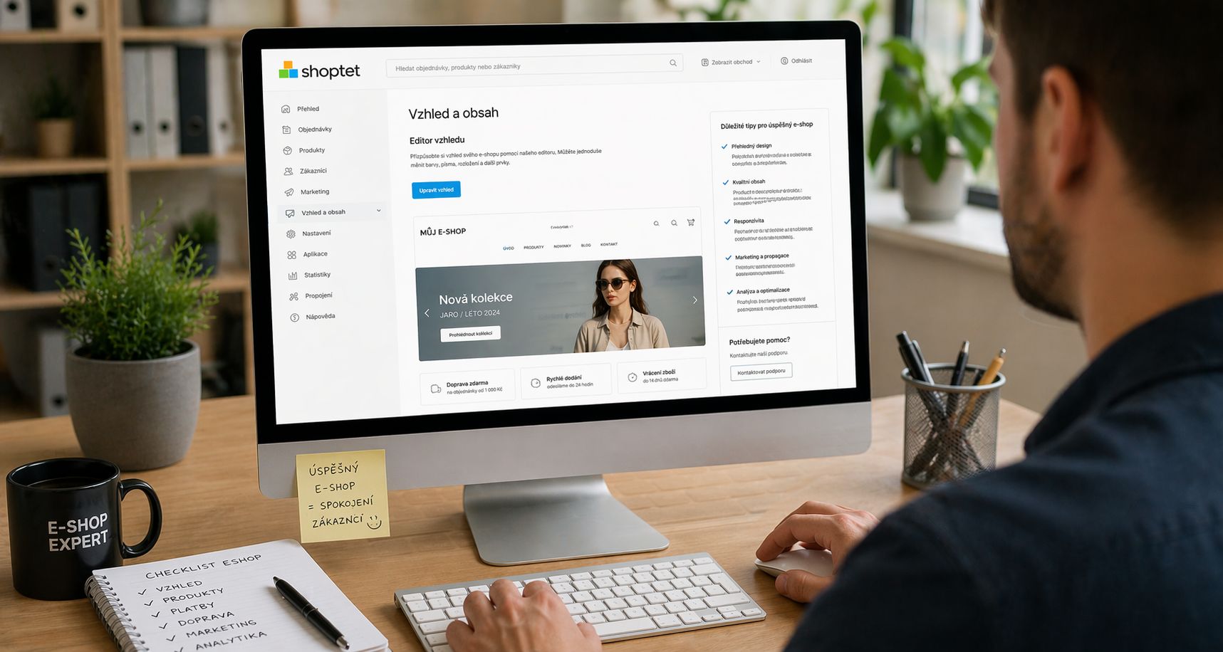 Shoptet patří mezi nejoblíbenější řešení pro úspěšný e-shop